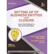 Commercial's Setting Up of Business Entities & Closure for CS Executive December 2019 Exam [New Syllabus] by CS. Rajnish Kumar, CS. Guneet Mayall 